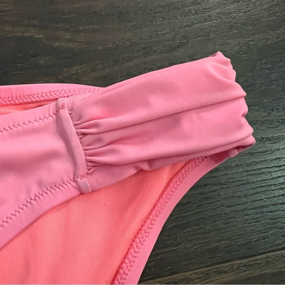 Shade & Shore Sun Coast Orange Tropical Cheeky Strappy Bikini Bottom Women’s XL - Picture 4 of 6